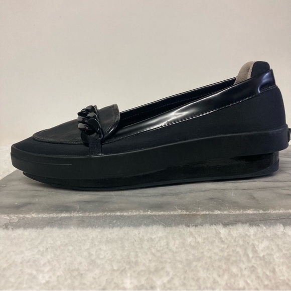 Yohji Yamamoto x adidas Low Platform Loafers Chain Detail Black Sz 8.5 - Picture 9 of 14